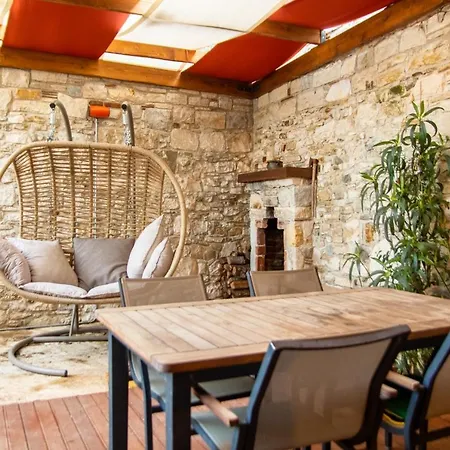 Enchanting Stone House In Urla With Backyard Villa