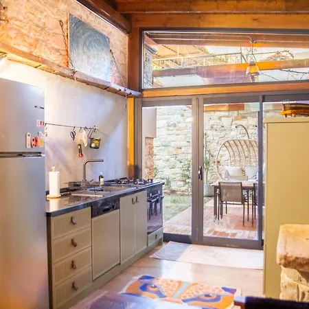 Enchanting Stone House In Urla With Backyard Villa